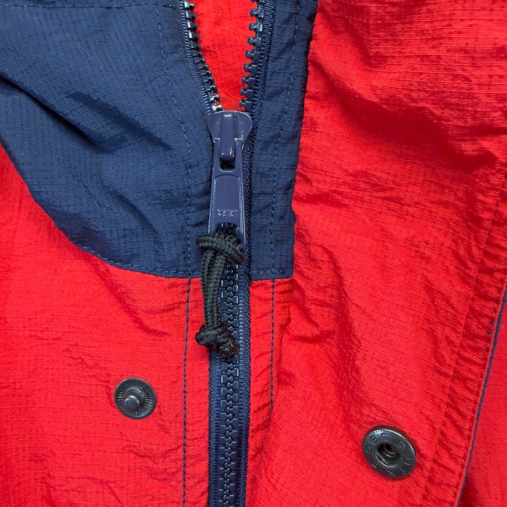 Vintage Columbia Mens XL Bud Racing Hooded Windbreaker Jacket 90s Nylon - Picture 6 of 12